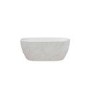 Marble Effect Freestanding Double Ended Bath 1700 x 850mm - Lumo