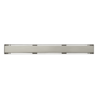 Chrome 600mm Linear Waste Cover - Lagoon