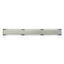 Chrome 600mm Linear Waste Cover - Lagoon