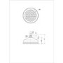 Brushed Brass Traditional 200mm Shower Head & Wall Arm - Lyla