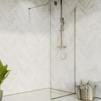 800mm Gunmetal Grey Shower Screen for Wet Room & Walk In Shower - Live Your Colour 800mm Gunmetal Grey Shower Screen for Wet Room & Walk In Shower - Live Your Colour