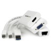 Macbook Air&amp;reg; Accessories Kit - MDP to VGA / HDMI&amp;reg; and USB 3.0 Gigabit Ethernet Adapter