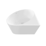 Freestanding Double Ended Small Round Corner Bath 1000 x 1000mm - Malta