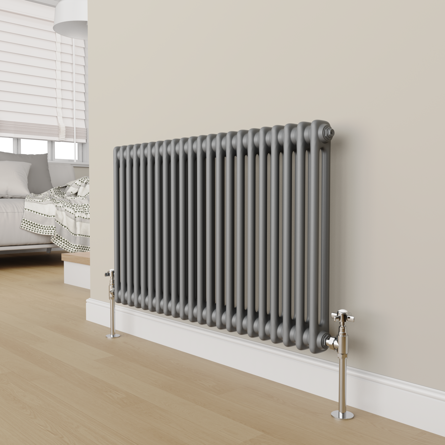 Ch.35 Radiator Maesta Chrome Traditional Manual Angled Radiator Valves (pair) - Better ...