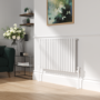 Maesta White Traditional Manual Angled Radiator Valves (pair)