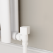 Elego White Modern Manual Angled Valves (pair)