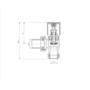 Elego White Modern Manual Angled Radiator Valves (pair)