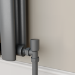 Elego Anthracite Gray Modern Manual Angled Valves (pair)