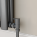 Elego Anthracite Gray Modern Manual Angled Valves (pair)