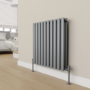 Elego Anthracite Gray Modern Manual Angled Valves (pair)