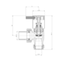 Elego Anthracite Gray Modern Manual Angled Valves (pair)