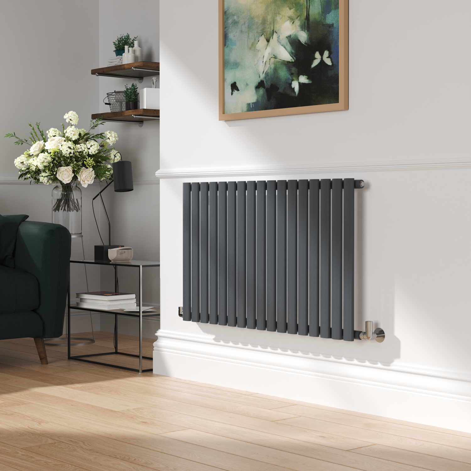 External Corner Radiators Elego Chrome Modern Manual Corner Radiator Valves With Lockshield ...