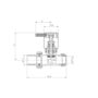 Elego White Modern Manual Straight Radiator Valves (pair)