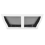 GRADE A2 - Freestanding Back to Wall Double Ended Bath 1650 x 780mm - Manilla