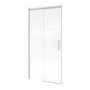 1000mm Ribbed / Fluted Glass Right Hand Sliding Shower Door 8mm Glass - Matira