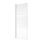 900mm Ribbed / Fluted Glass Shower Screen for Wet Room & Walk In Shower - Matira