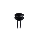 A1/MBPUSHBUTT ONLY OPENED - Black Cistern Flush Button - Suitable for Boston Newport Ashford Venice & Palma