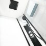 Insignia Monochrome Black Framed Quadrant Shower Cabin 900 x 900