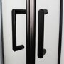 Insignia Monochrome Black Framed Quadrant Shower Cabin 900 x 900