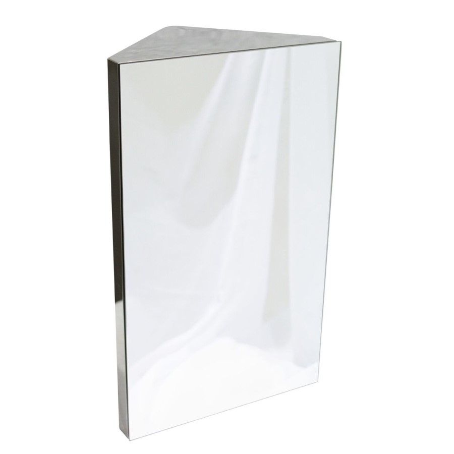 Lorenz Wall Mount Corner Bathroom Mirror Cabinet