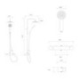 Aqualisa Midas 110 Chrome Exposed Thermostatic Mixer Shower Set