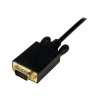 6 ft Mini DisplayPort&amp;#153; to VGA Adapter Converter Cable – mDP to VGA 1920x1200 - Black