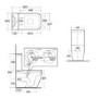 Close Coupled Toilet with Soft Close Seat - RAK Metropolitan
