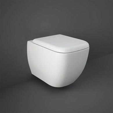 rimless corner toilet