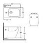 Wall Hung Bidet - RAK Metropolitan