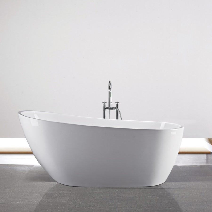 Garbo Modern Freestanding Slipper Bath - 1740 x 780 x 720mm