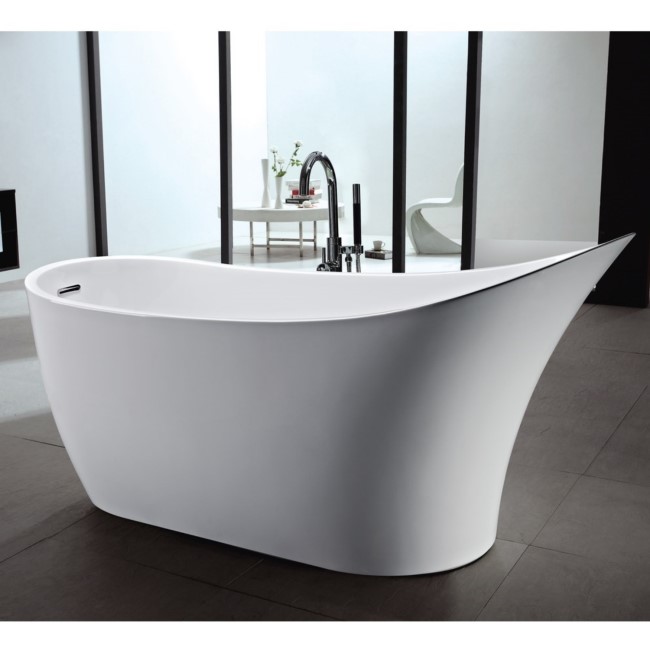 Darcy Modern Freestanding Slipper Bath - 1680 x 730 x 800mm