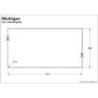 Single Bowl Inset Stainless Steel Kitchen Sink with Reversible Drainer - Rangemaster Michigan 950mm