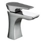Bristan  Metallix Hourglass Basin Mixer Graphite Glisten with Clicker Waste
