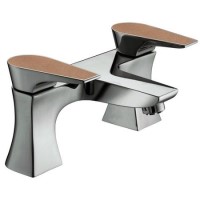 Bristan  Metallix Hourglass Bath Filler Copper Radiance Bristan  Metallix Hourglass Bath Filler Copper Radiance