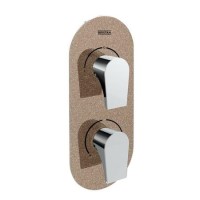 Bristan  Metallix Hourglass Concealed Dual Control Valve and Diverter Copper Radiance