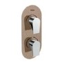 Bristan  Metallix Hourglass Concealed Dual Control Valve and Diverter Copper Radiance