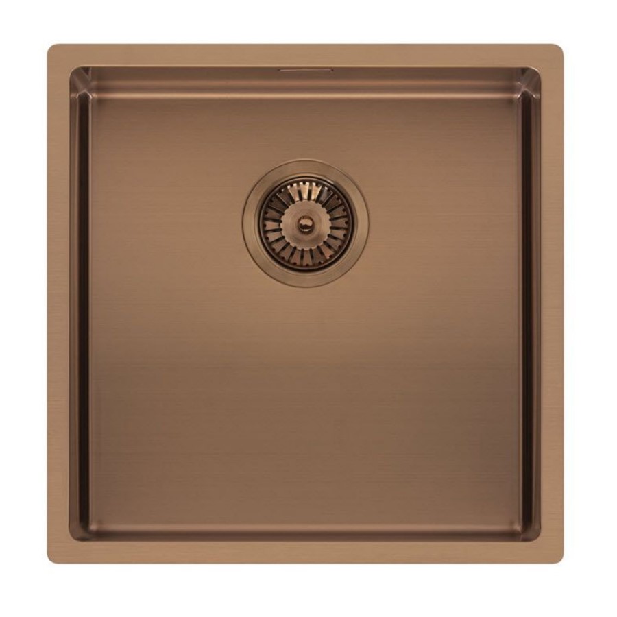 Single Bowl Copper Stainless Steel Kitchen Sink- Reginox