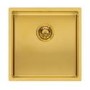 Single Bowl Gold Stainless Steel Kitchen Sink - Reginox Miami