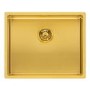 Single Bowl Gold Stainless Steel Kitchen Sink - Reginox Miami