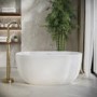 Small Freestanding Double Ended Bath 1300 x 720mm - Miro