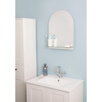 Croydex Fairfield Bathroom Mirror with Shelf - 450 x 600mm
