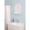 Croydex Fairfield Bathroom Mirror with Shelf - 450 x 600mm