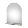 Croydex Fairfield Bathroom Mirror with Shelf - 450 x 600mm