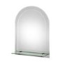 Croydex Fairfield Bathroom Mirror with Shelf - 450 x 600mm