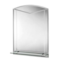 Croydex Langdale Arch Mirror with Shelf