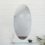 Oval Hang N Lock Bathroom Mirror 450 x 900mm  - Croydex