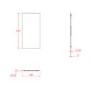 Rectangular Hang N Lock Bathroom Mirror 450 x 900mm  - Croydex