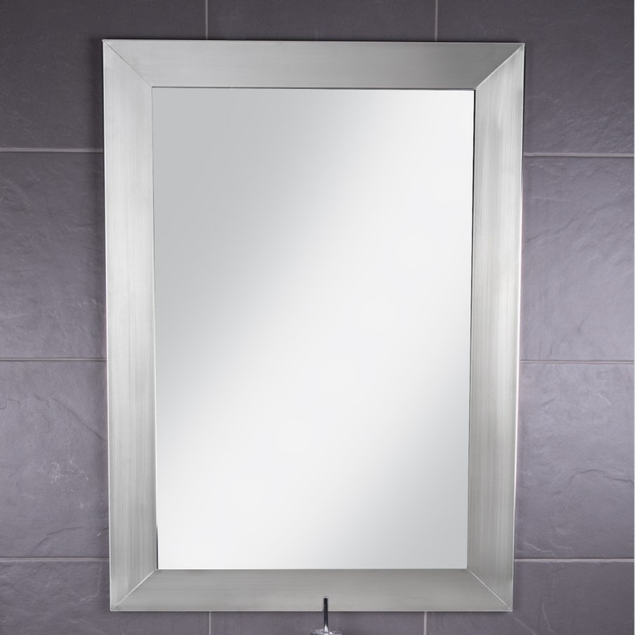 Rectangular Hang N Lock Bathroom Mirror 610 x 920mm  - Croydex