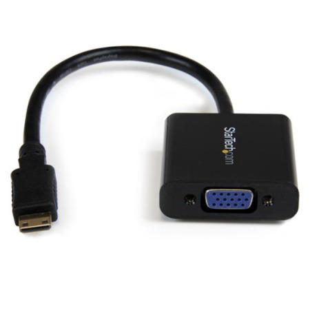 StarTech.com Mini HDMI&reg; to VGA Adapter Converter for Digital Still Camera / Video Camera - 1920x1080