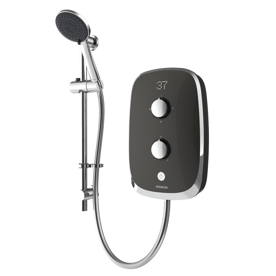 GRADE A1 - Aqualisa eMOTION 10.5kW Grey Electric Shower